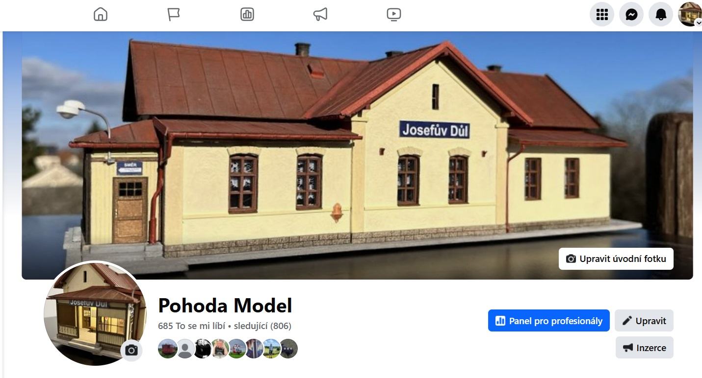 Facebooková stránka